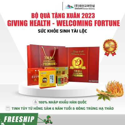 Bộ Quà Tặng Xuân 2024: Giving health – Welcoming Fortune